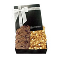 The Chairman Caramel Popcorn and Cookies Box - Black